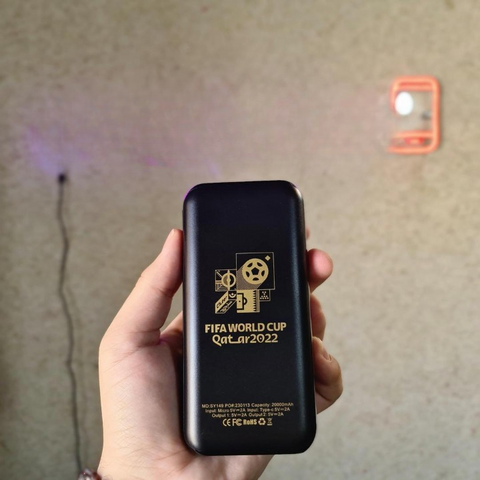 20000mah FIFA WORLDCUP Powerbank fast and Light weight and convenient