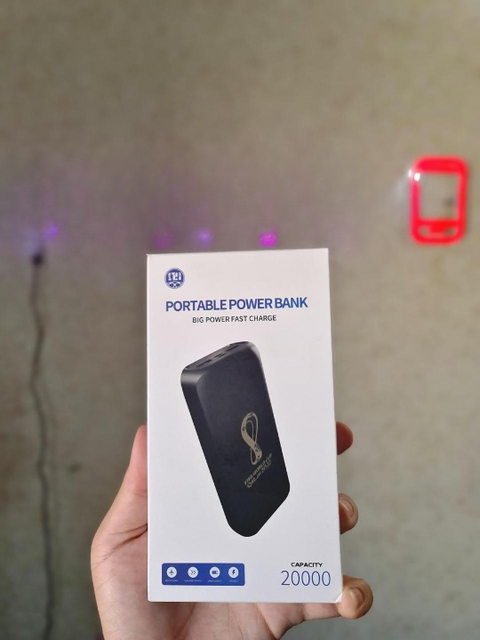 20000mah FIFA WORLDCUP Powerbank fast and Light weight and convenient