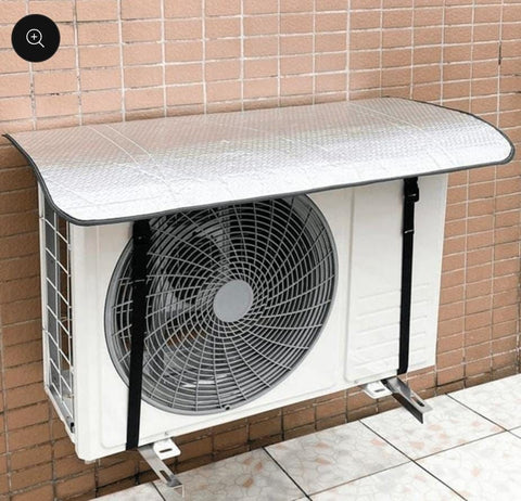 Ac Outdoor Unit Protector Heat Insulation Sunlight Shade Protector from Dust With Adjustable Buckle Rain Cover Air Conditioner Cover 34*16