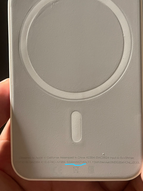 Apple Magsafe Wireless Power Bank For Iphone 5000mah