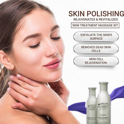 Becute skin polish set - Becute Bleach Powder &amp; Facial Blonde Activator