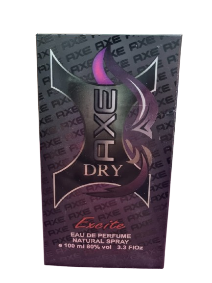 Dry Axe Excite - Eau De Parfum - EDP - Best Quality Perfume For Men - Long Lasting Perfume - 100ml - 80% Vol - 3.3floz