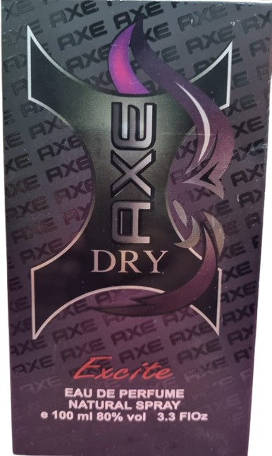 Dry Axe Excite - Eau De Parfum - EDP - Best Quality Perfume For Men - Long Lasting Perfume - 100ml - 80% Vol - 3.3floz