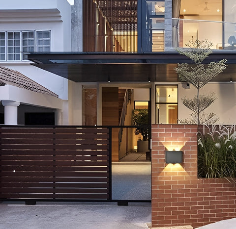 4 Way Outdoor Waterproof Wall Light, Fancy LED light for wall, Aluminium IP65 Waterproof Outdoor Wall Lamps - 4 Watts