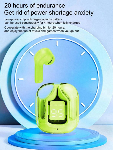 Deal pack of 2 - M10 Bluetooth Earbuds Damix &amp; Air 31 Earbuds with silicone pouch (Random color)