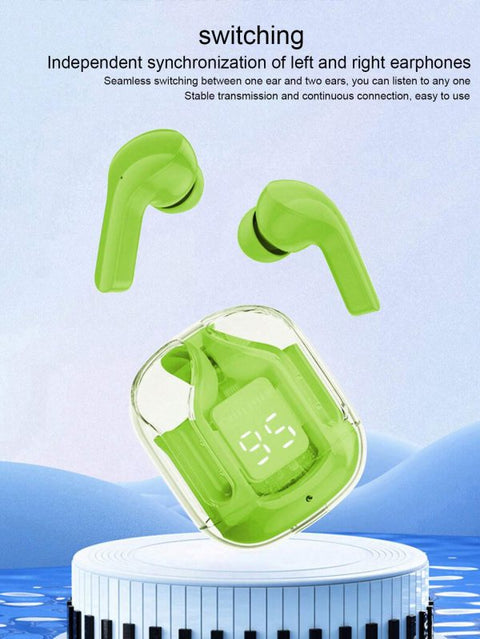 Deal pack of 2 - M10 Bluetooth Earbuds Damix &amp; Air 31 Earbuds with silicone pouch (Random color)