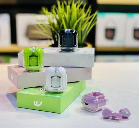 Deal pack of 2 - M10 Bluetooth Earbuds Damix &amp; Air 31 Earbuds with silicone pouch (Random color)