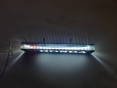 Glowing Monogram For Motorcycle Car Universal 12 Volt | Best Quality Monogram | Sleek and Elegent Design