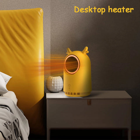 Deer Design Electric Room Heater,  Air Warmer Fan Blower Heater ,Portable Fan Heater for Home &amp; Office