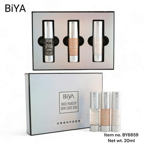 3in1 BIYA 24k Gold Gel Primer Foundation Highlighter Set | Best Quality Foundation Highlighter