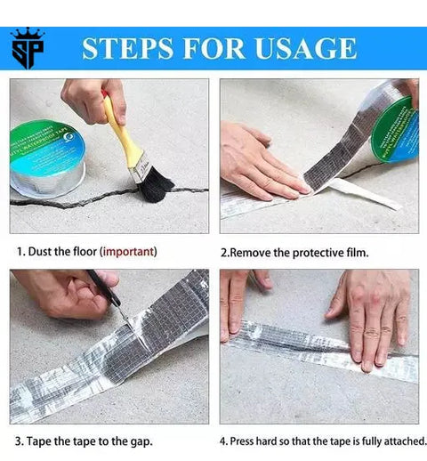 Aluminum Foil Tape  Waterproof Leakage  Strong Self-Adhesive Repair , Window Sill Gap, Pipe Rupture, Surface Crack, Home Renovation