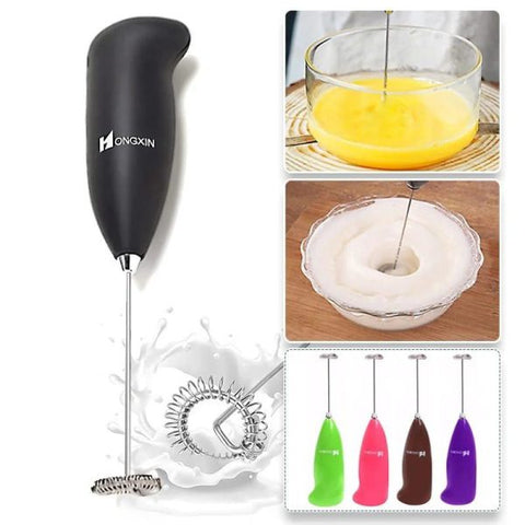Combo deal  pack of 2 Lint remover and Electric Egg Beater Milk Drink Coffee (random color)