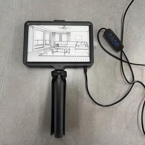 Glowing Art Photo Frame Desktop Decorative Lights, Painting Night Lights, Bedroom Lights | Artwork Table Lamp Gift