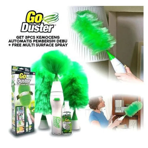 Go duster for dusting Dust Cleaning Brush for Blind , Window Cleaner (Cell Operated)