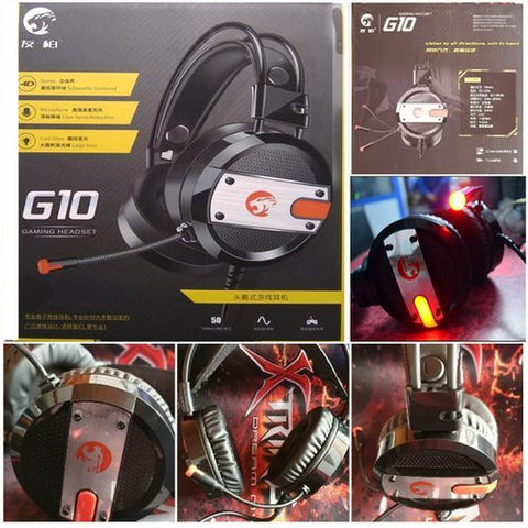 G10 GAMING HEADSET | Best Quality Gaming Headphones | Gaming Headphone | Gaming Headset ( Random Color )