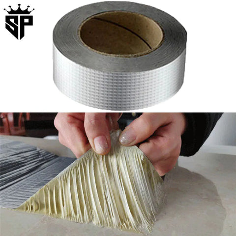 Aluminum Foil Tape  Waterproof Leakage  Strong Self-Adhesive Repair , Window Sill Gap, Pipe Rupture, Surface Crack, Home Renovation