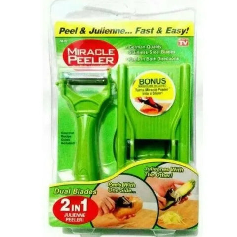 2 In 1 Miracle Peeler Green