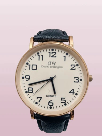 black Daniel Wellington Watch For Women Wrist Watch  (without box )