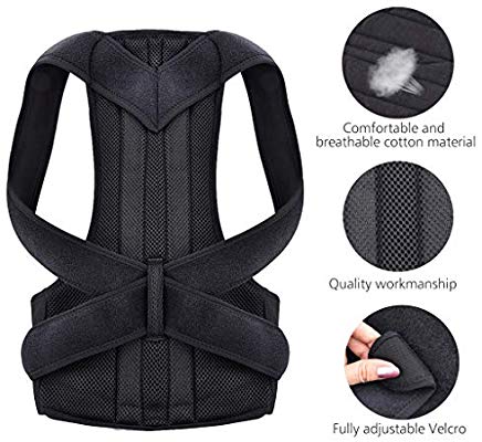 Back pain relief posture corrector belt
