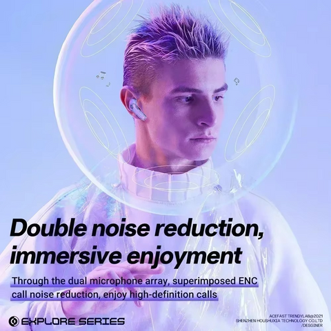 Air39 Wireless Earbuds | Bluetooth 5.3 | Clear Sound | Heavy Bass | Noise Reduction |  LED Display - Random Color