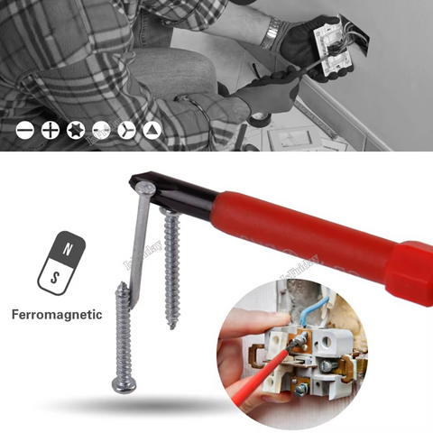 23 in 1 Insulated Screwdriver Set Slotted Screwdriver Bits Kit With Tester Pen Electricians Hand Tools - Tool Set