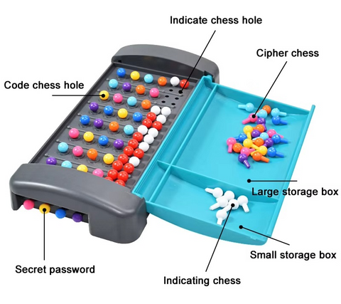 Funny Battle Code Breaking Challenge Toys Family Puzzle Games Two Players Educational Intelligence Toys