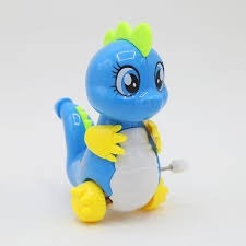 Dinosaur Windup Toy - Mini Dinosaur Dinky Toy – Cute Cartoon-Style Dino Figurine for Kids, Compact Handheld Shape Toy for Early Learning, Pretend Play &amp; Collecting – Safe, Durable &amp; Perfect for Toddlers - Random Color - 01pcs