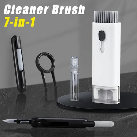 7 In 1 Kit Scalable Keyboard Cleaner Brush Earphone Cleaning Pen Cleaner Multifunction cleaning brush (random colors)