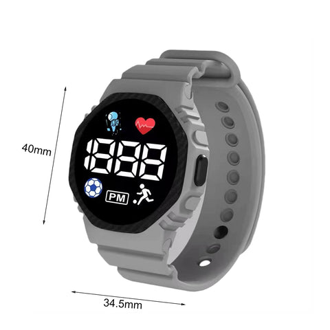 Digital Wrist Watch | Wrist Watch For Men | Wrist Watch For Boys | Wrist Watch For Kids | Best Quality Wrist Watch with Digital Display - Cell Operated Watch - Silicone Watch ( Without Box )