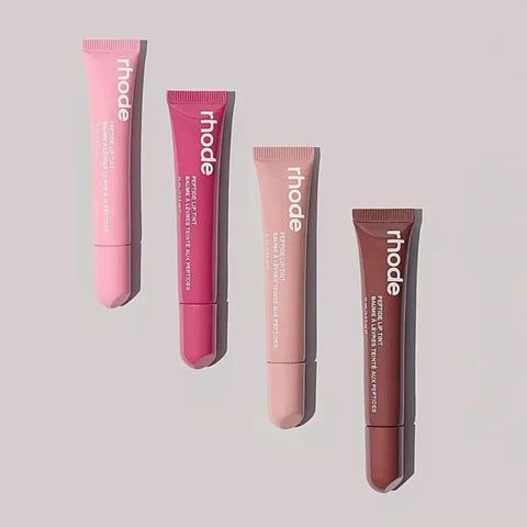 8 Colors Rhode Lip Care Series | Tinted Lip Balm | Lasting Moisturizing Blushes | Hydrated Lip Gel Oil | Pout Lips Long-acting Lip Treatment