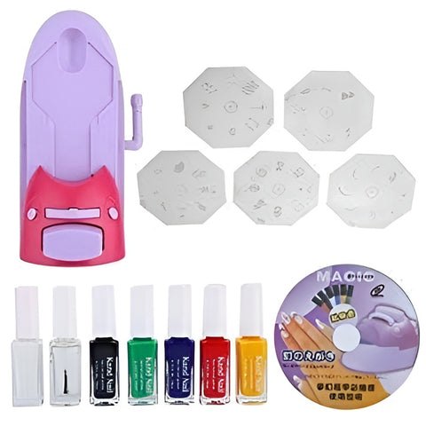 Diy Nail Art Magic Machine | Nail Art DIY Printing Machine