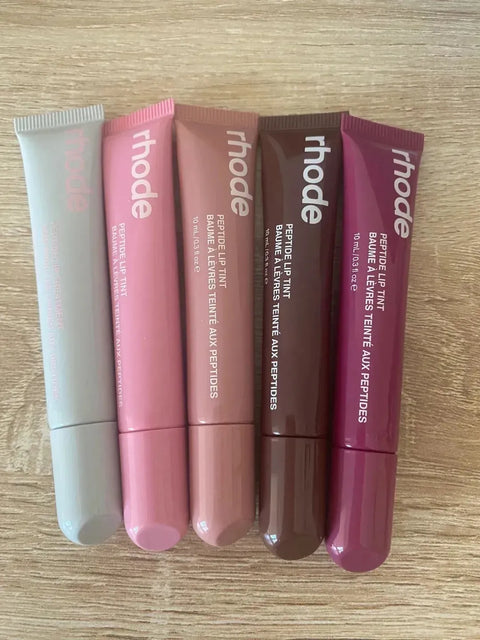8 Colors Rhode Lip Care Series | Tinted Lip Balm | Lasting Moisturizing Blushes | Hydrated Lip Gel Oil | Pout Lips Long-acting Lip Treatment