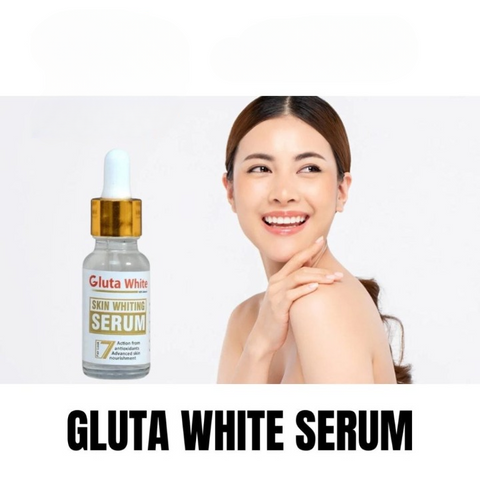 Gluta White Face Glowing Serum |  Glutathione-Based Brightening | Hydration &amp; Antioxidant Protection 30 ml 