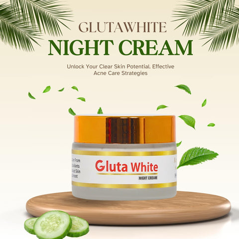 Gluta White Extreme Stronger Light Up And Anti-Aging Day &amp; Night Cream | 50gram