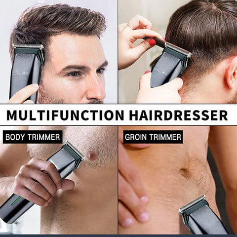 Geemy (GM7620)  3in1 Grooming Kit is rechargeable powerful trimmer for men / Sharp Trimmer Face Shaver for precise shaving
