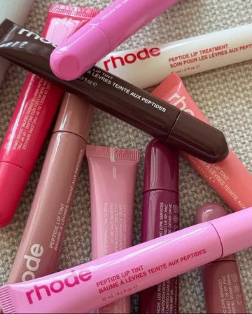 8 Colors Rhode Lip Care Series | Tinted Lip Balm | Lasting Moisturizing Blushes | Hydrated Lip Gel Oil | Pout Lips Long-acting Lip Treatment