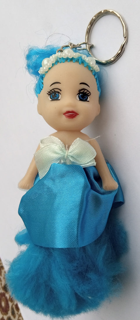 1Pcs Beautiful  Baby Doll Keychain/Keyring for Girls &amp; Womr Bike, Car, Bag &amp; Handbag Accessories  (Random coloen, fors)