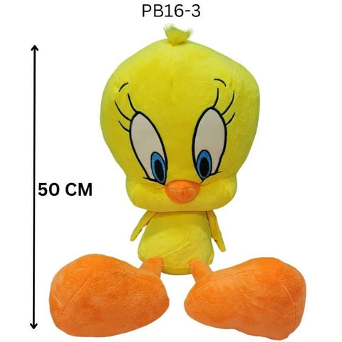 Cute Soft Tweety Bird Plushie's Stuffed Sitting toy. Best gift for your kids. Living room decorations - 50cm