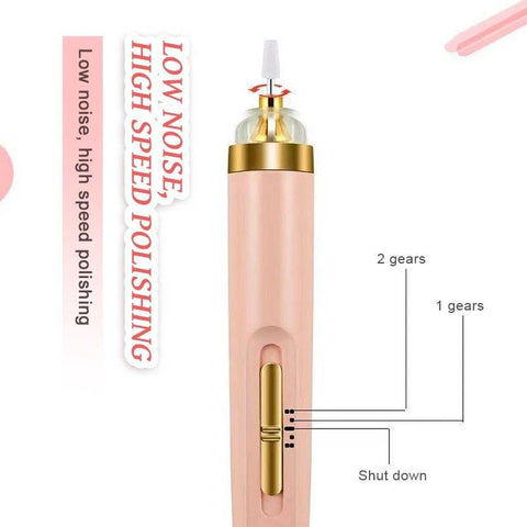 5 IN 1 Professional Manicure Nail | Salon Nail Finishing Touch | Nail Grinding, Burnishing Machine | Full Manicure and Pedicure Tool