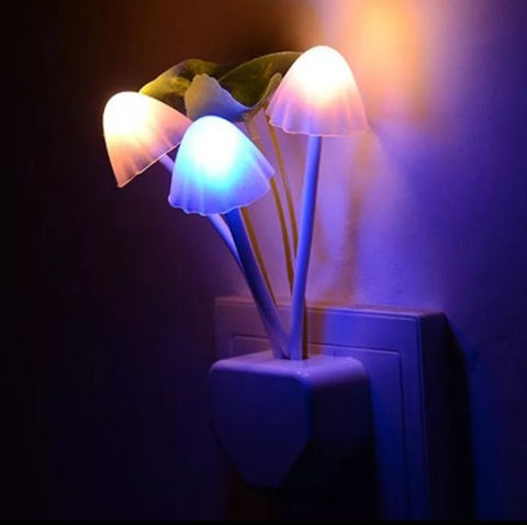Big deal pack of 2 - Ear Wax Cleaner &amp; Mushroom Led Night Light (Random color)