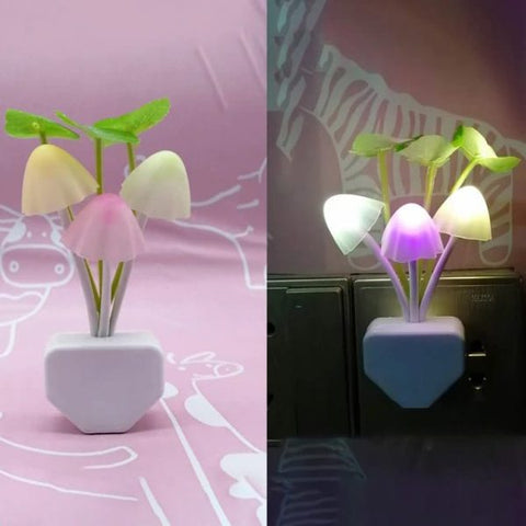 Big deal pack of 2 - Ear Wax Cleaner &amp; Mushroom Led Night Light (Random color)