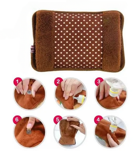 Electric Health And Safety Hot Water Bag rechargeable (random color)