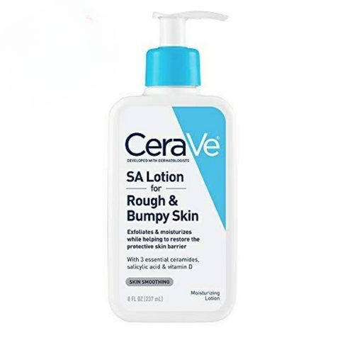 Cerave Sa Lotion For Rough &amp; Bumpy Skin Vitamin D, Hyaluronic Acid, Lactic Acid &amp; Salicylic Acid Lotion (237ml)