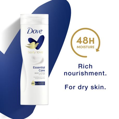 Dove Body Love Essential Care Nourishing Body Lotion for Dry Skin