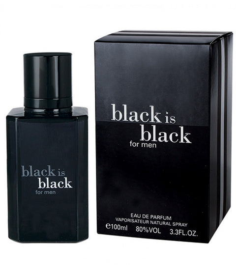 Black Is Black Perfume For Men | Best Quality Perfume For Men | Eau De Parfum - 100ml - 80% Vol - 3.3floz